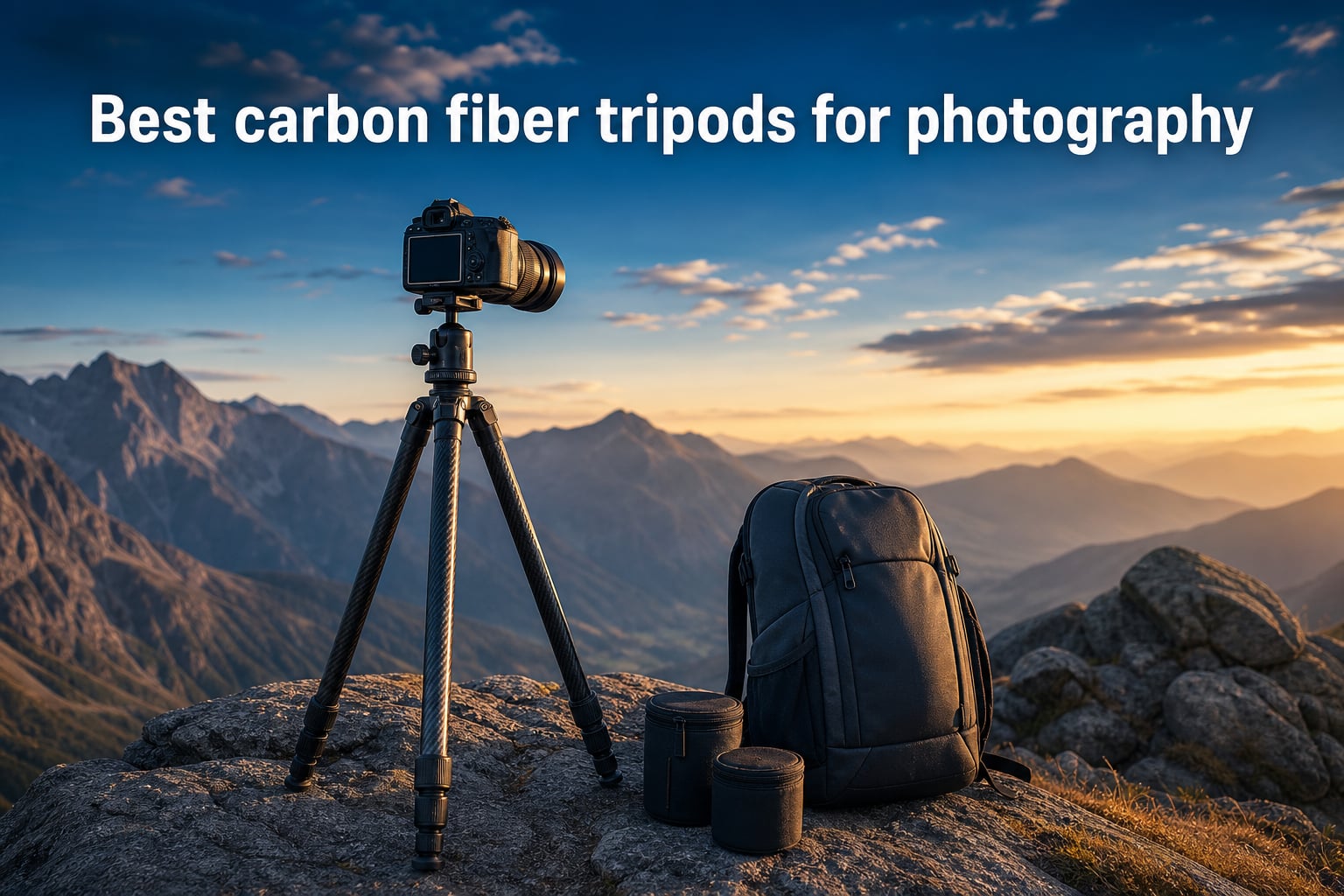 Best carbon fiber tripods for photography