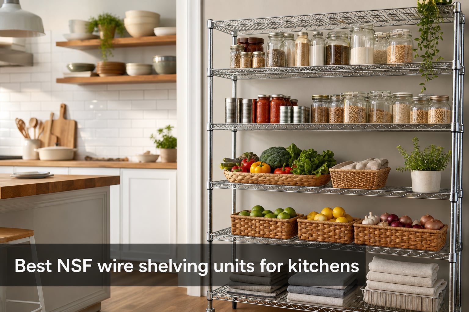 Best NSF wire shelving units for kitchens