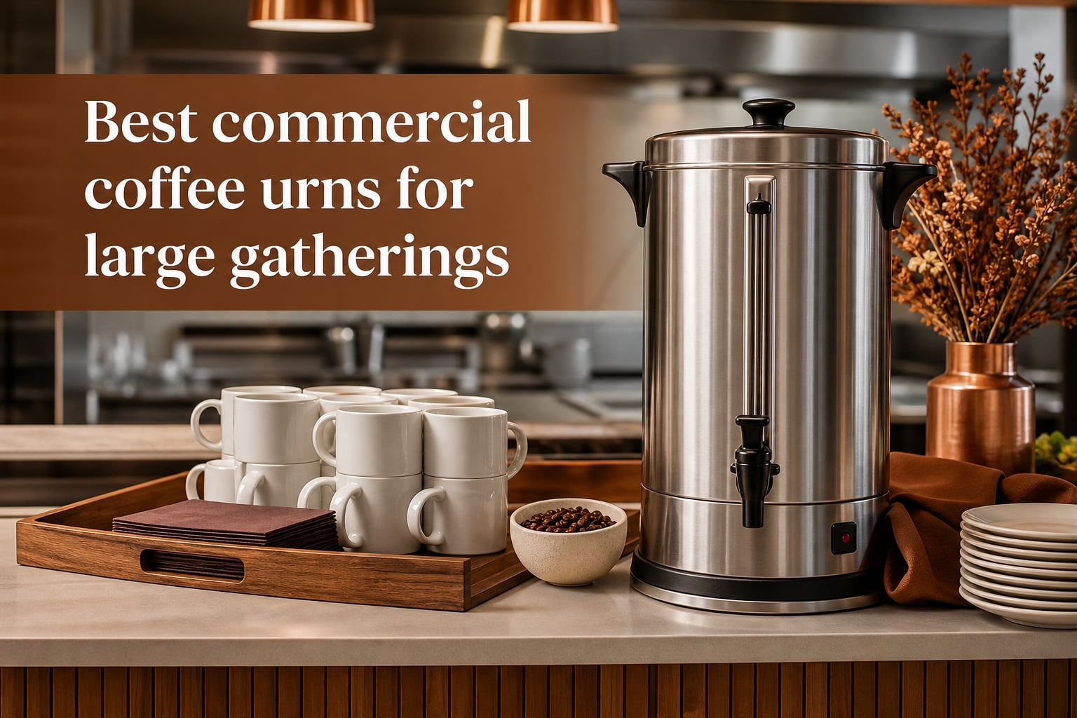 Best commercial coffee urns for large gatherings
