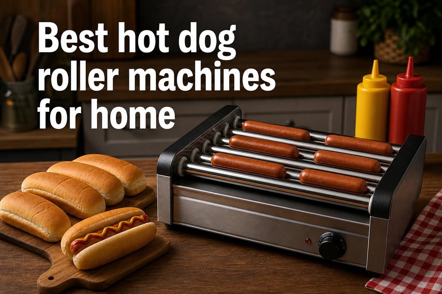 Best hot dog roller machines for home