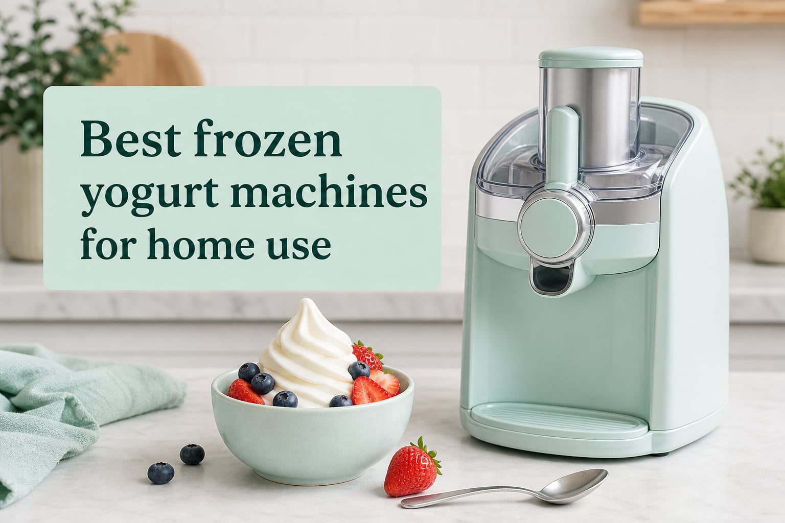 Best frozen yogurt machines for home use