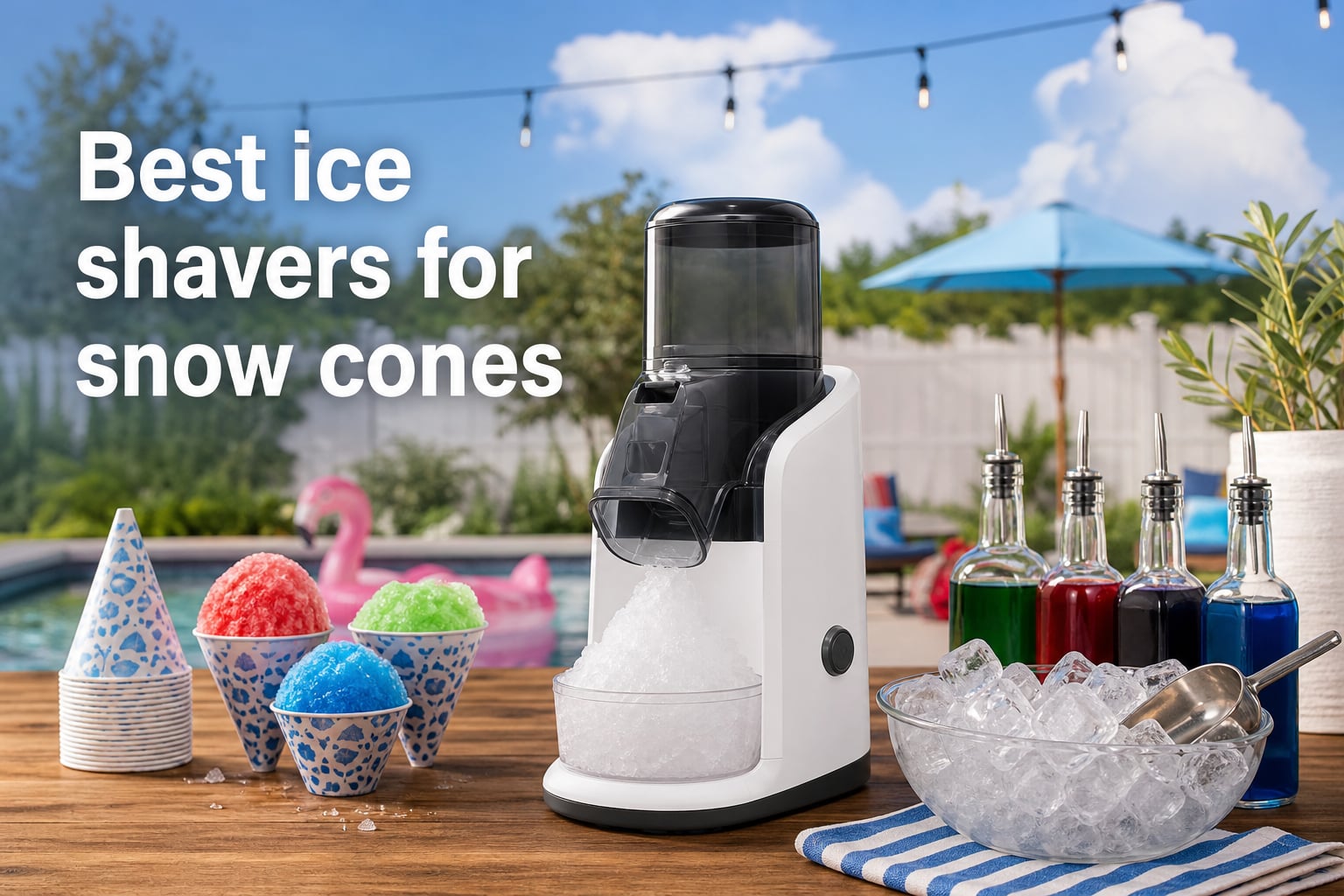Best ice shavers for snow cones
