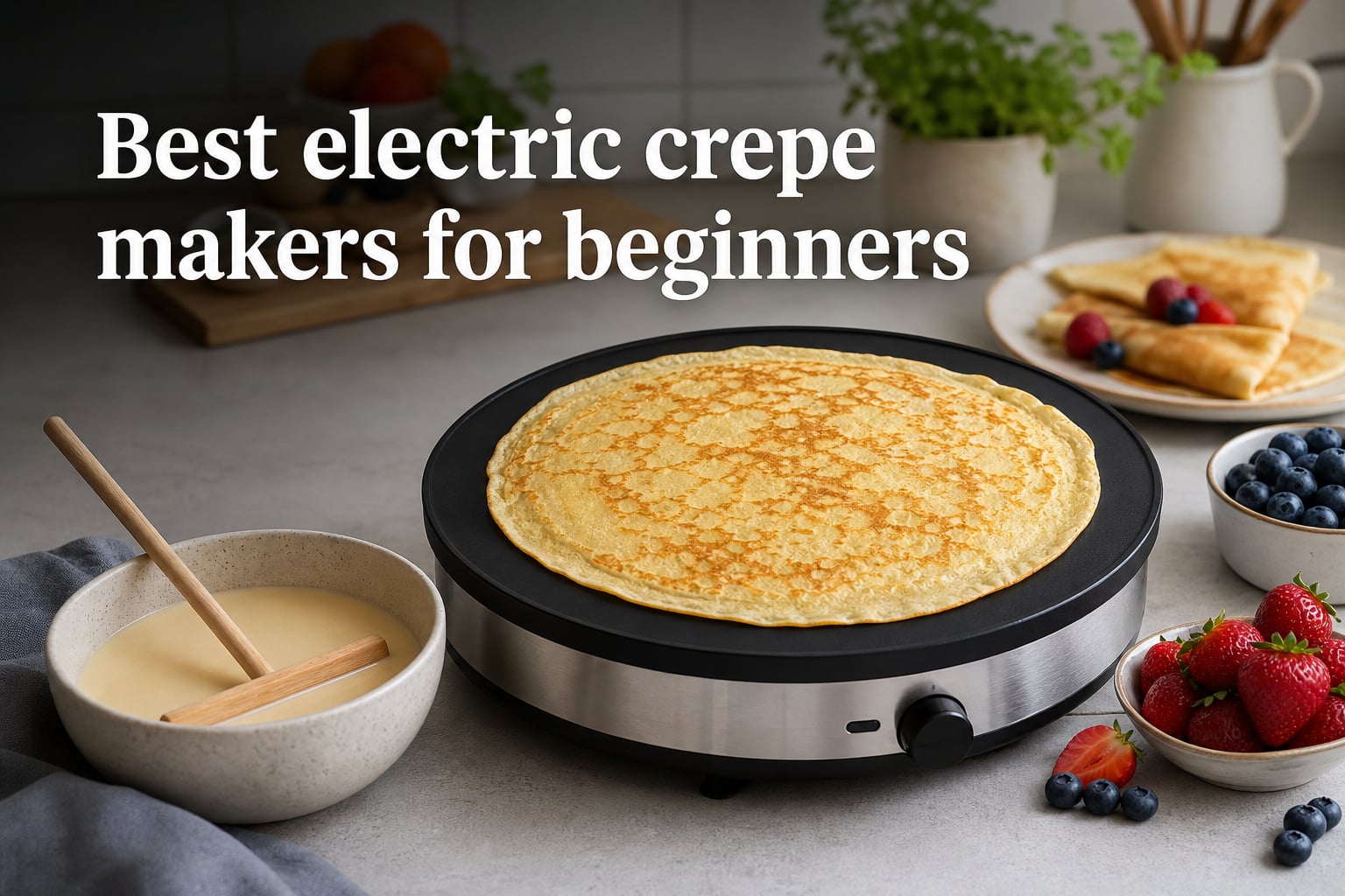 Best electric crepe makers for beginners