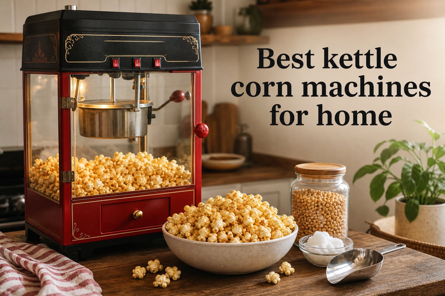 Best kettle corn machines for home