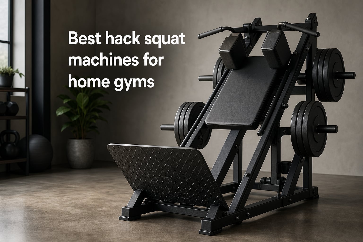 Best hack squat machines for home gyms