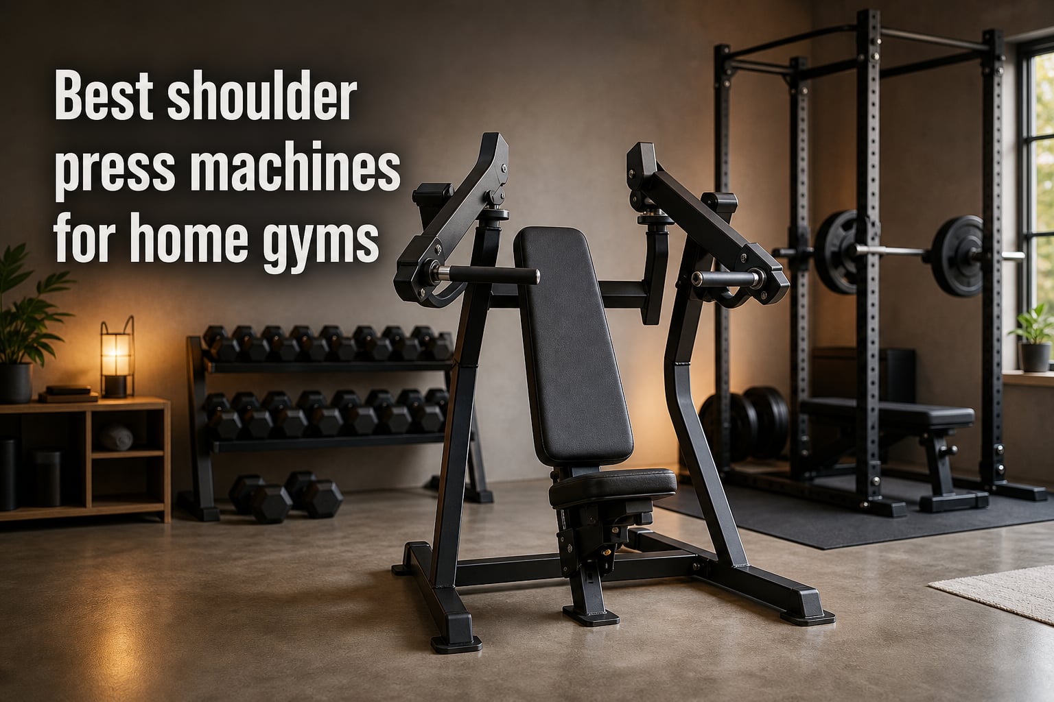Best shoulder press machines for home gyms