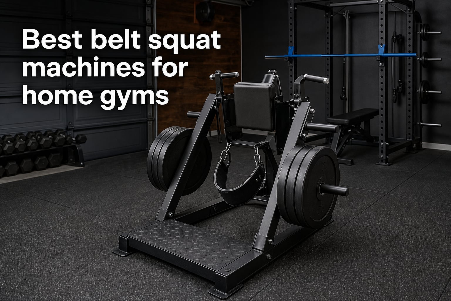 Best belt squat machines for home gyms