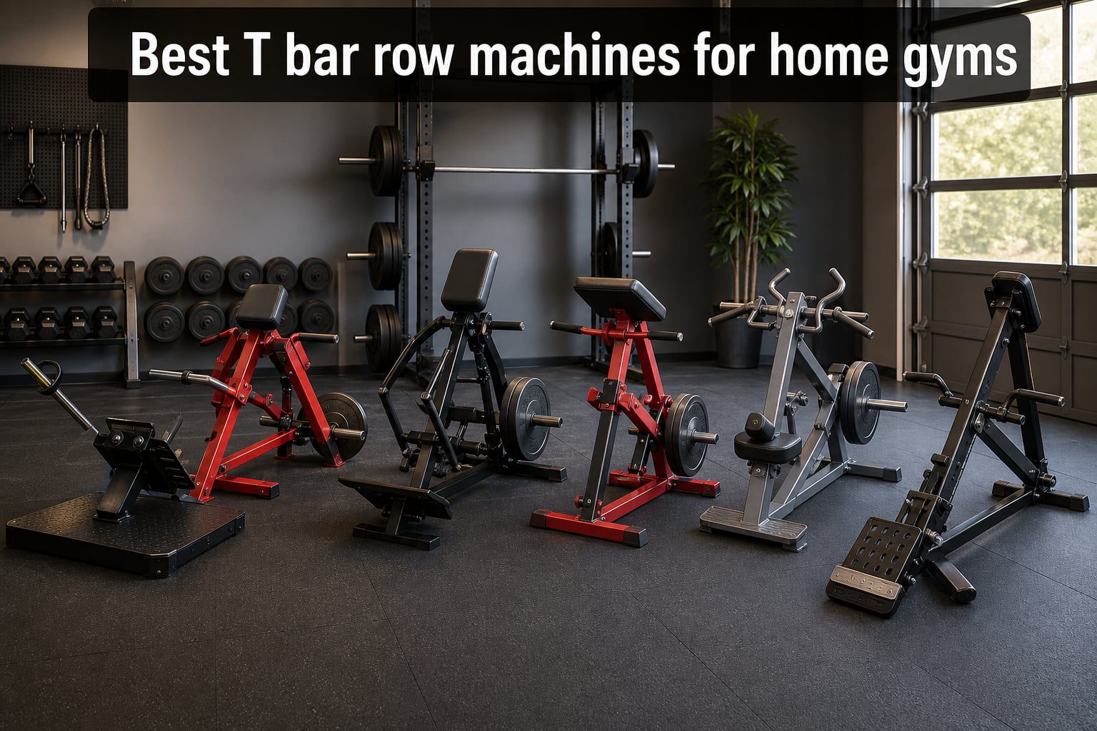 Best T bar row machines for home gyms