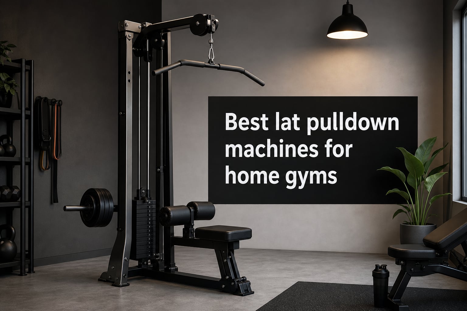 Best lat pulldown machines for home gyms