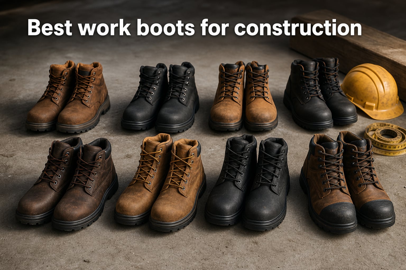 Best work boots for construction