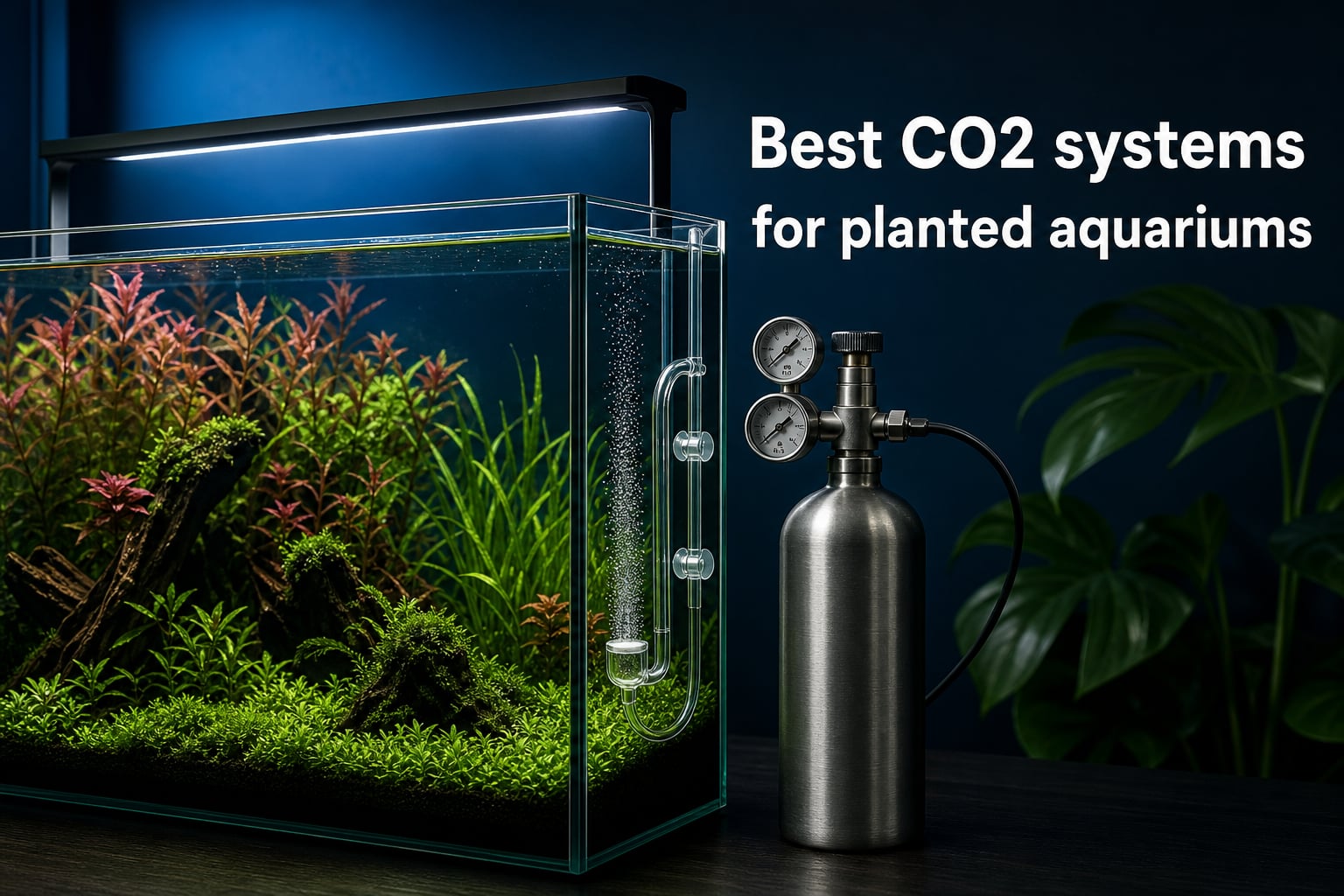 Best CO2 systems for planted aquariums