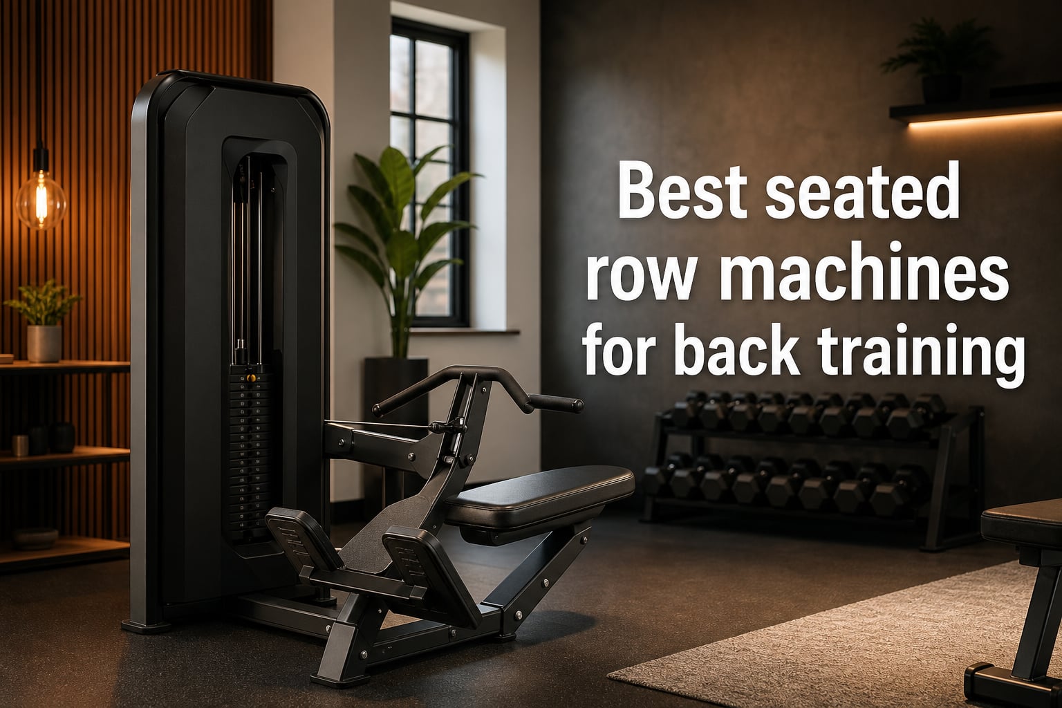 Best seated row machines for back training