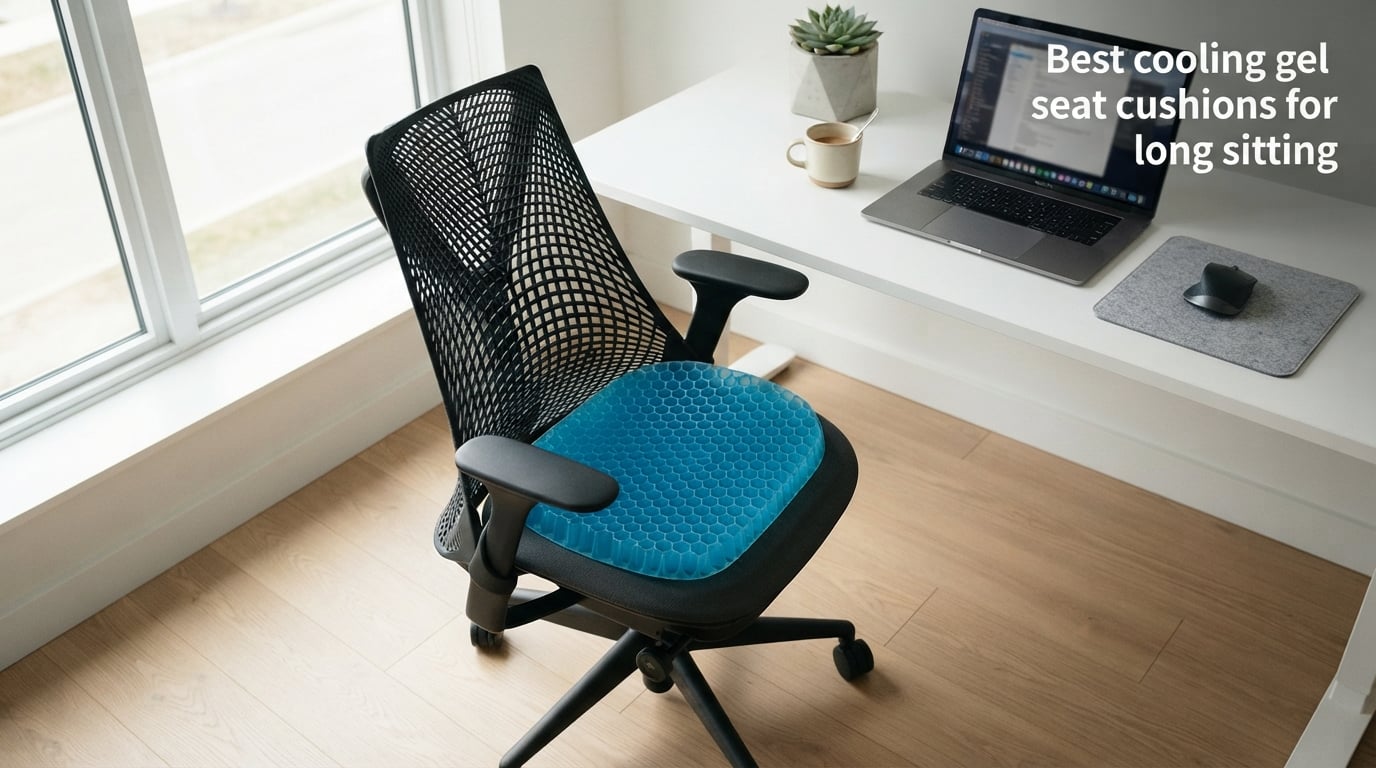 Best cooling gel seat cushions for long sitting