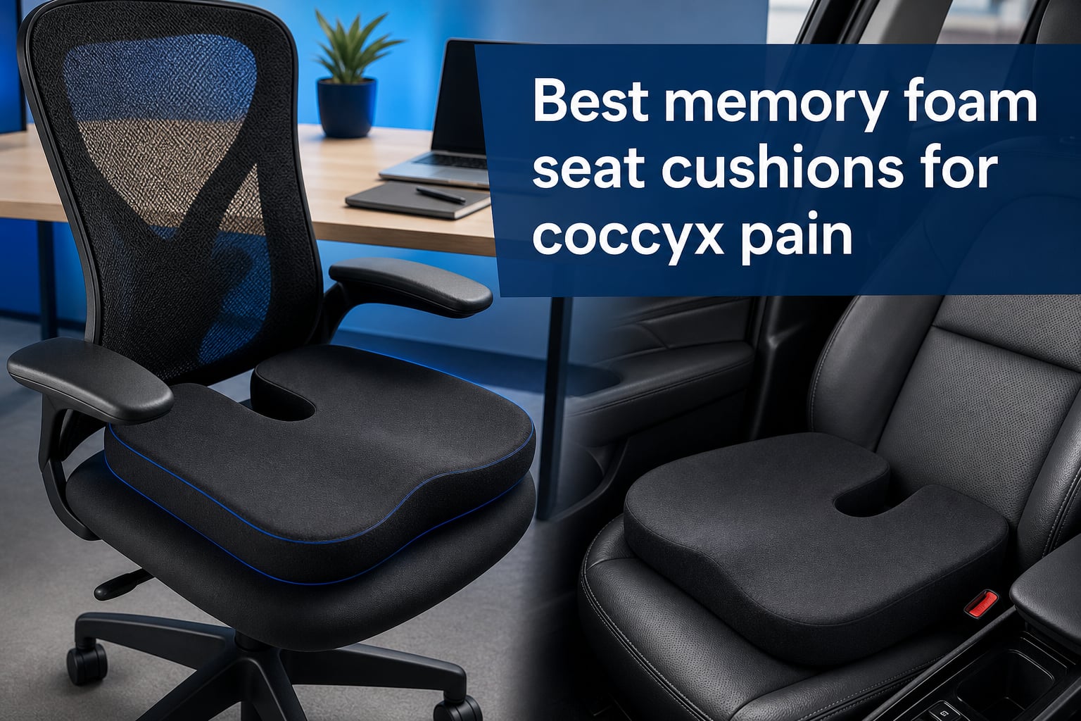 Best memory foam seat cushions for coccyx pain