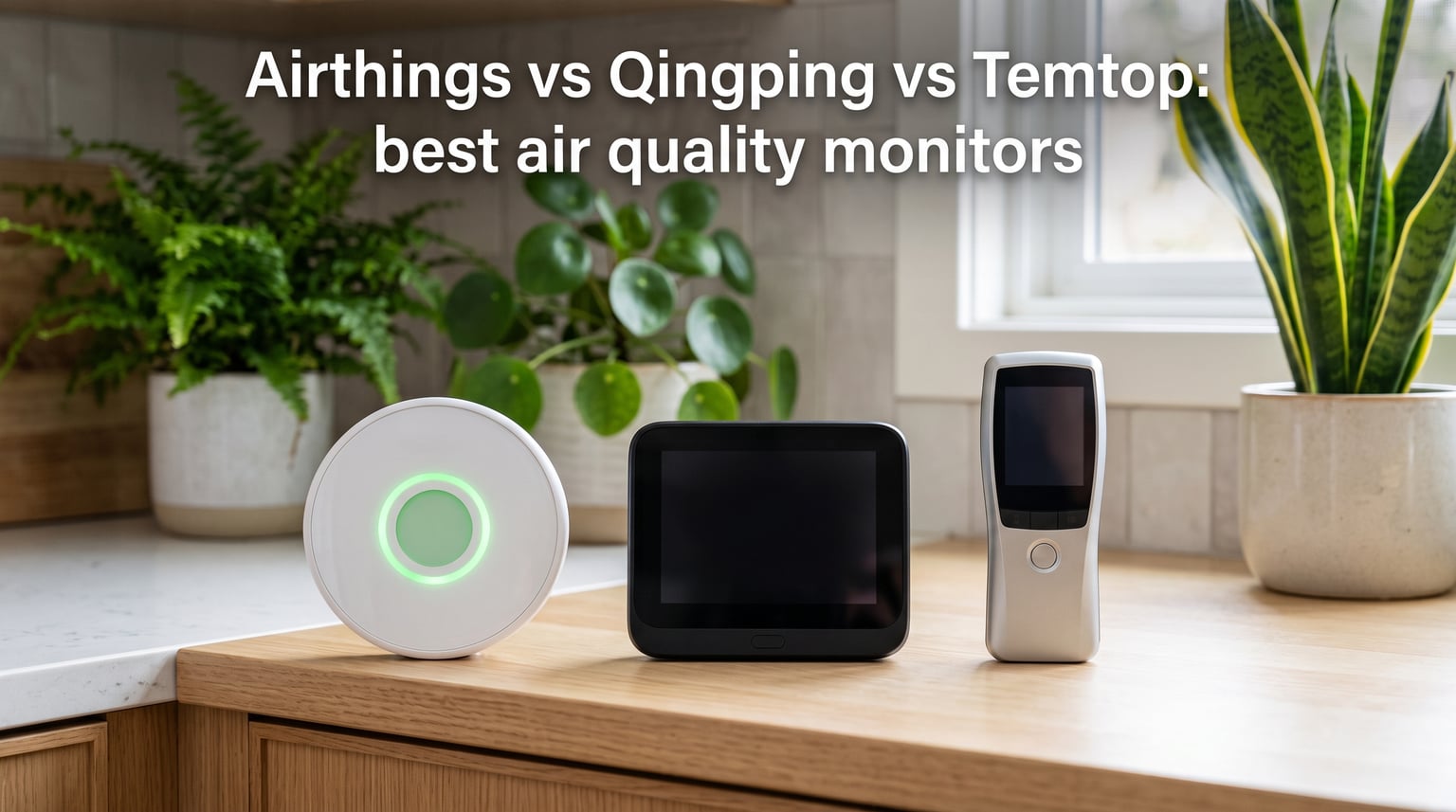 Airthings vs Qingping vs Temtop: best air quality monitors
