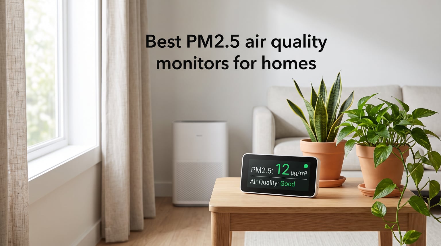 Best PM2.5 air quality monitors for homes