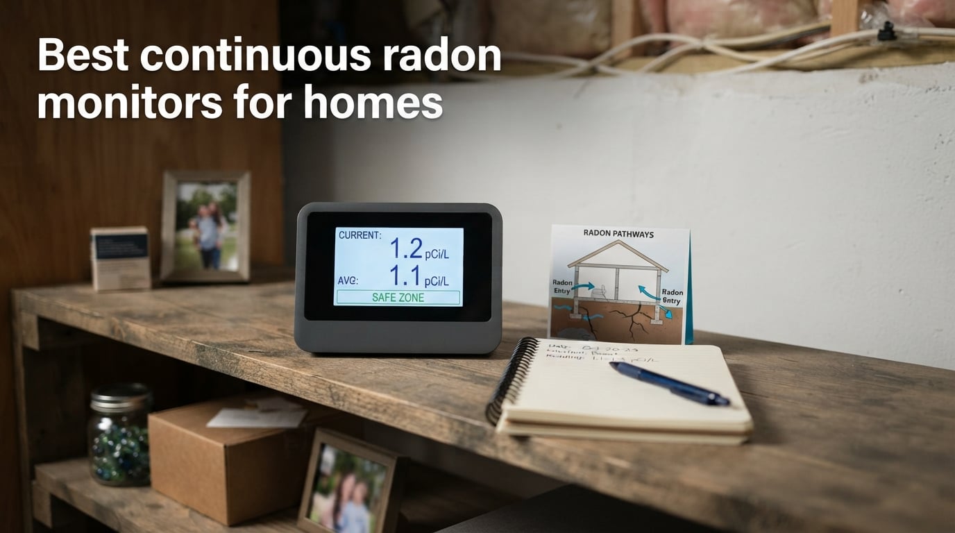 Best continuous radon monitors for homes