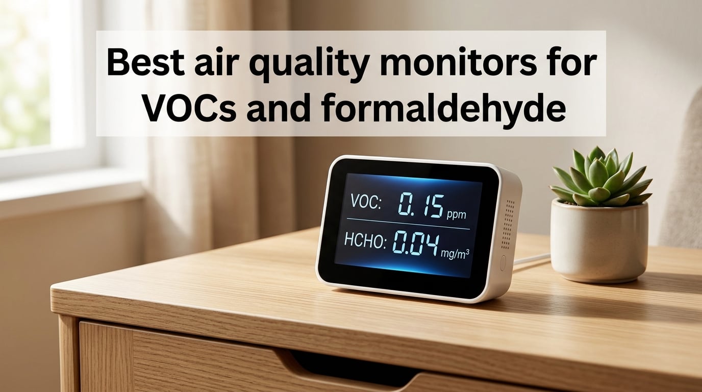 Best air quality monitors for VOCs and formaldehyde