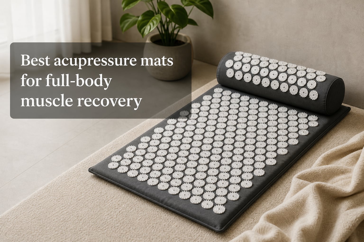 Best acupressure mats for full-body muscle recovery