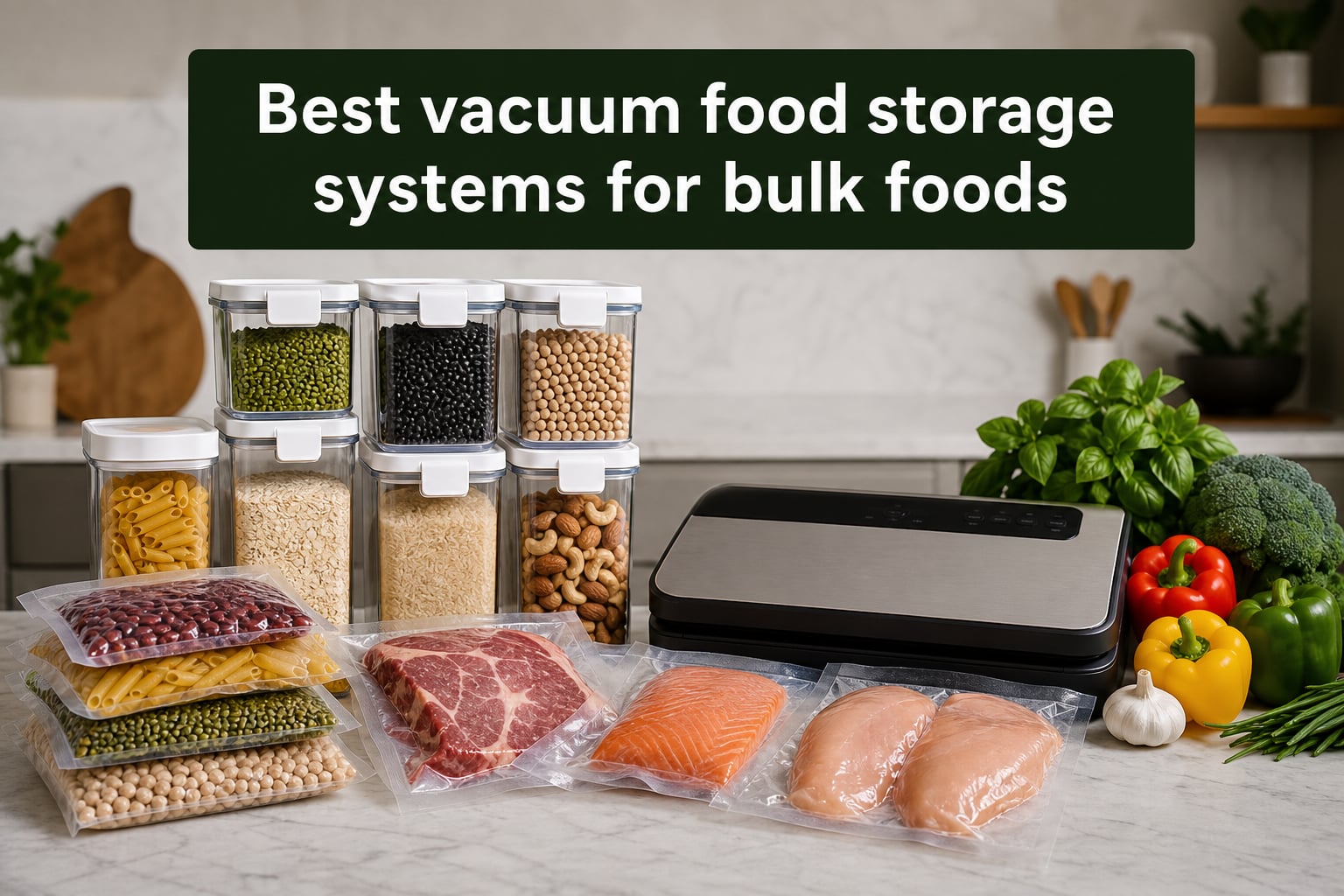 Best vacuum food storage systems for bulk foods