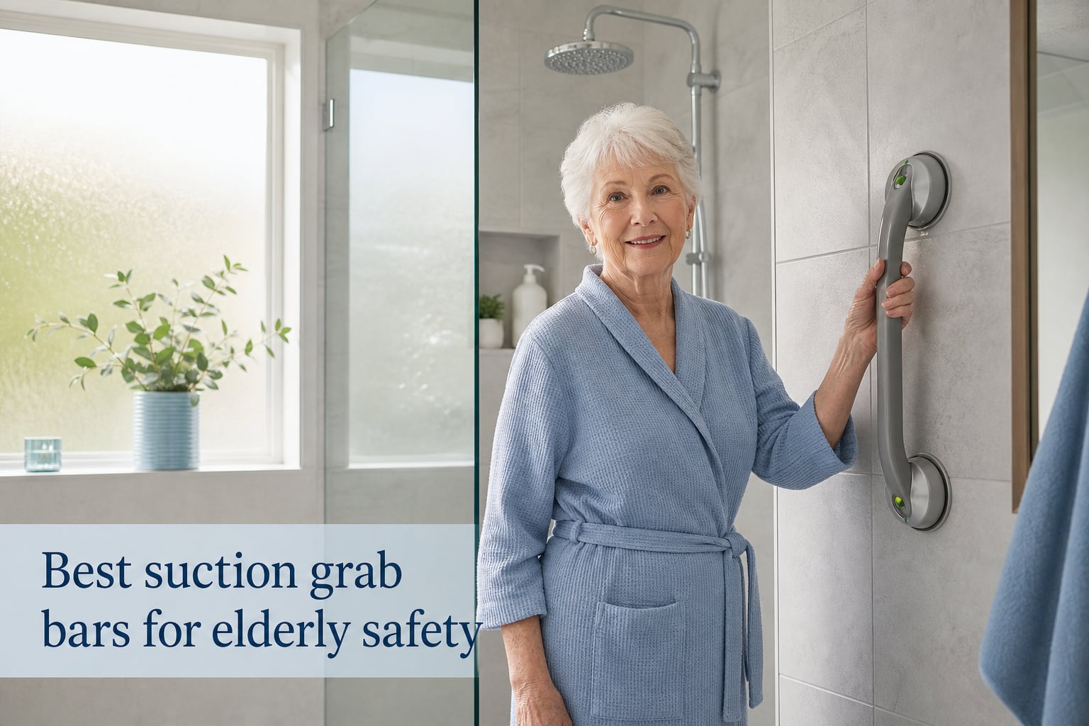 Best suction grab bars for elderly safety