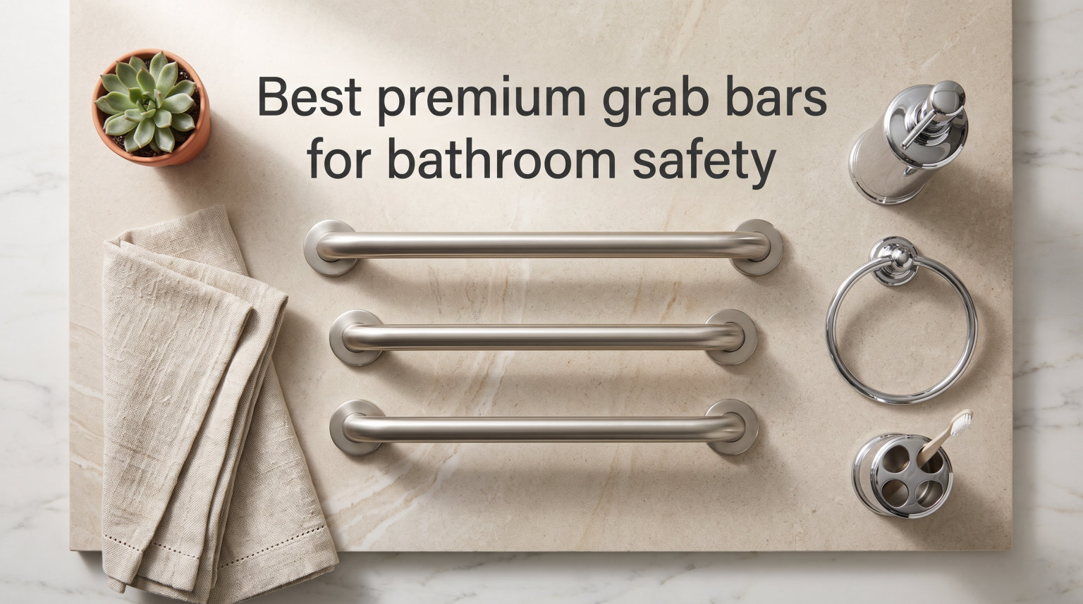 Best premium grab bars for bathroom safety