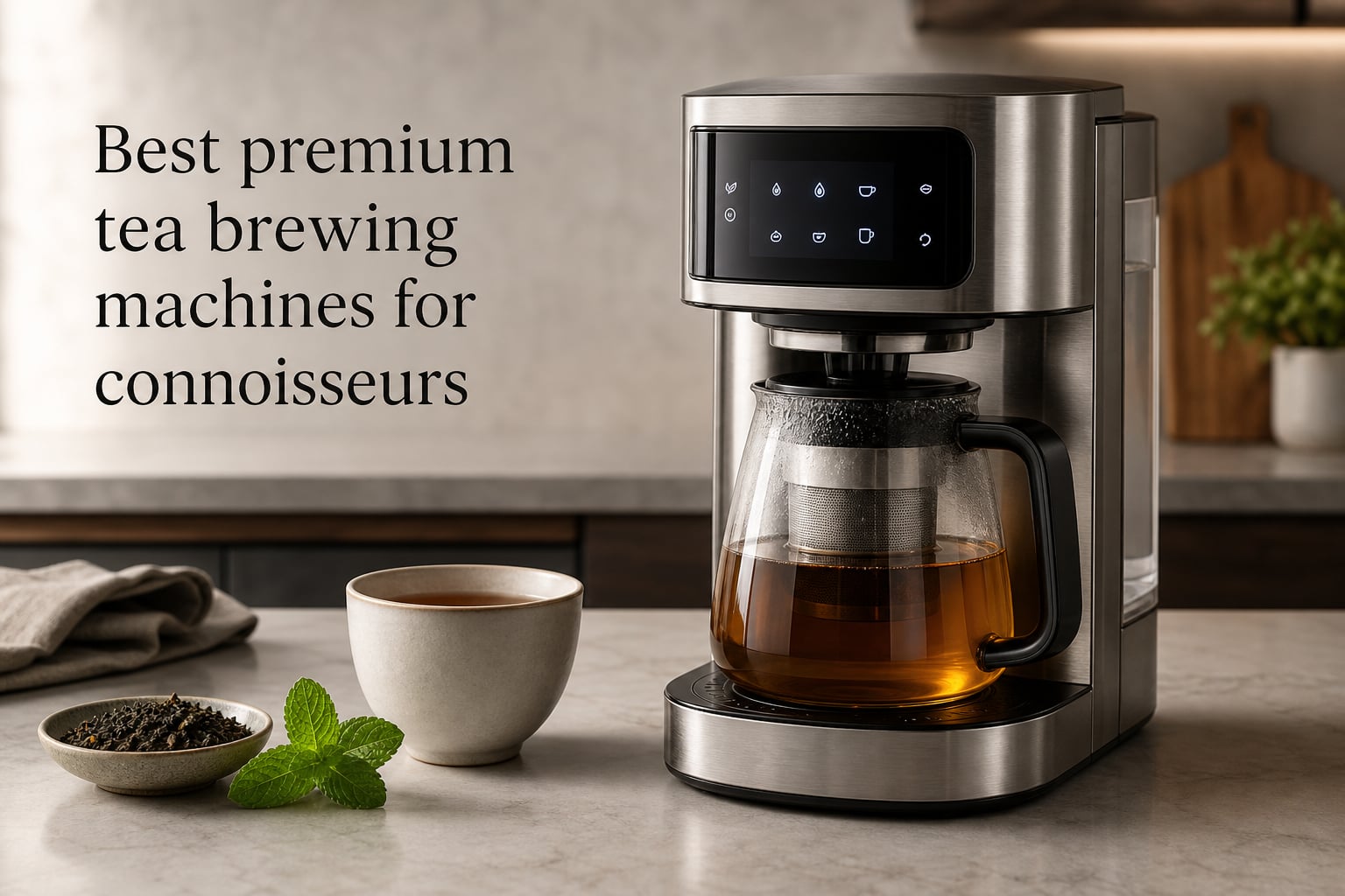Best premium tea brewing machines for connoisseurs