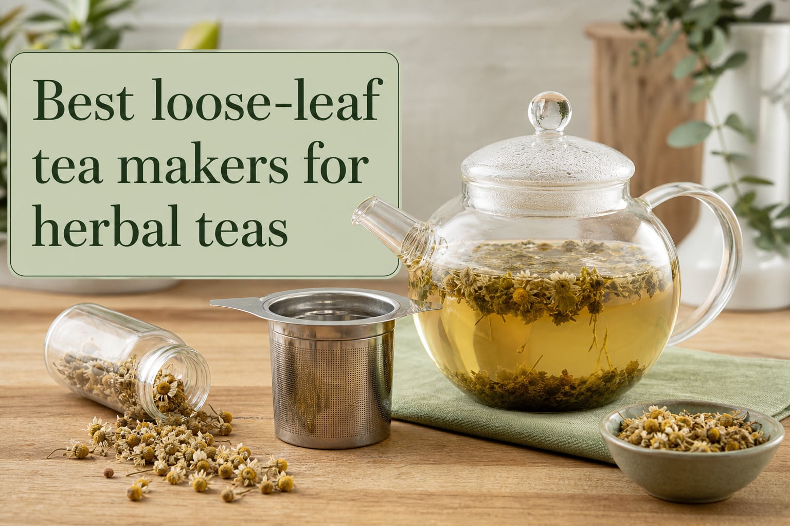 Best loose-leaf tea makers for herbal teas