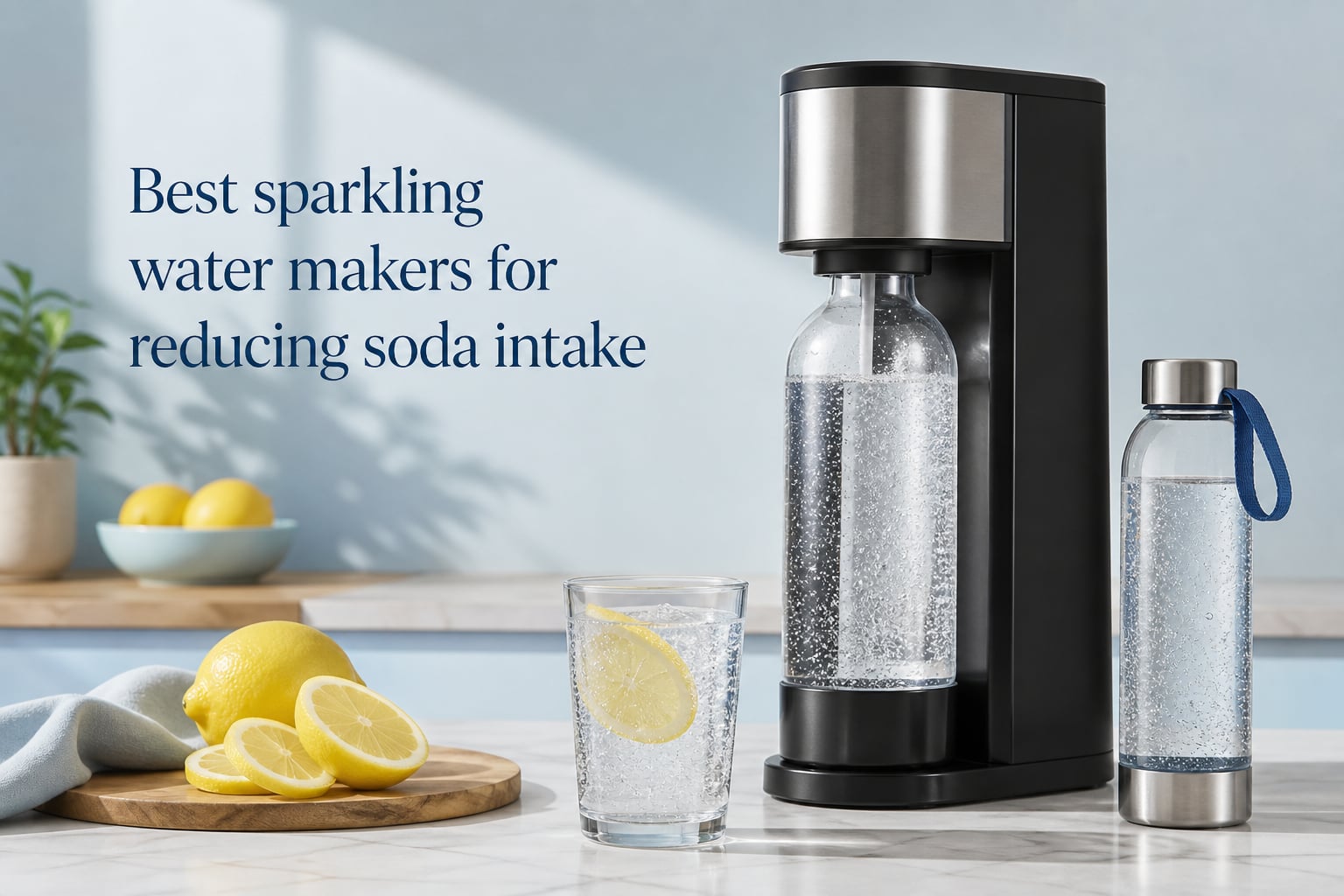 Best sparkling water makers for reducing soda intake