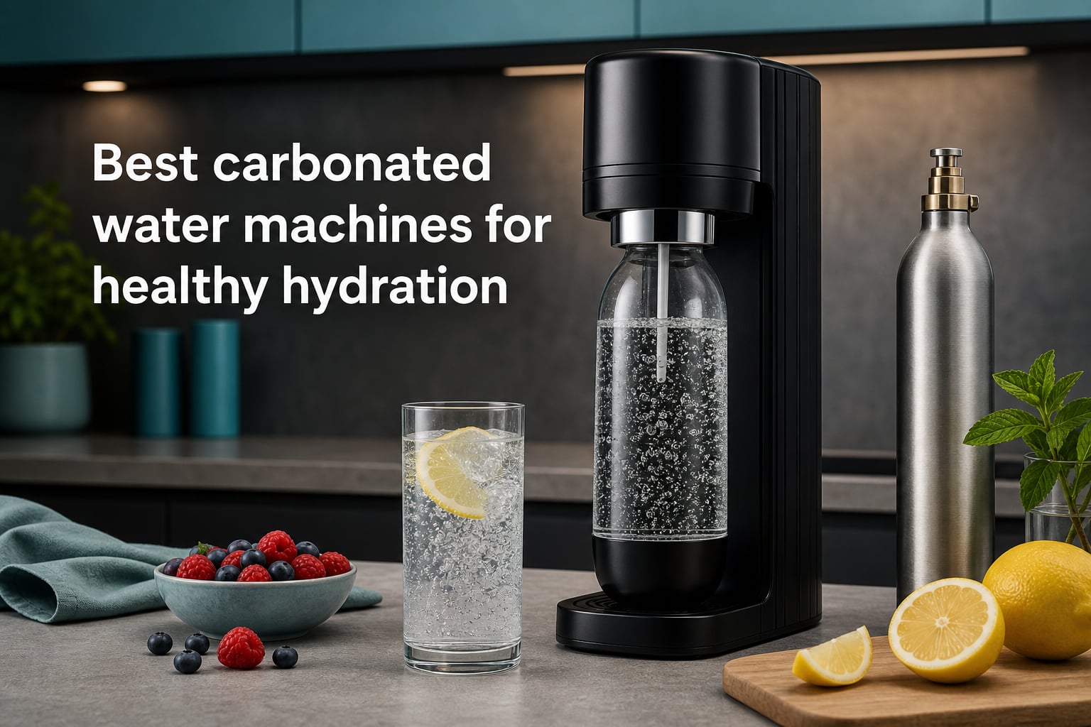 Best carbonated water machines for healthy hydration