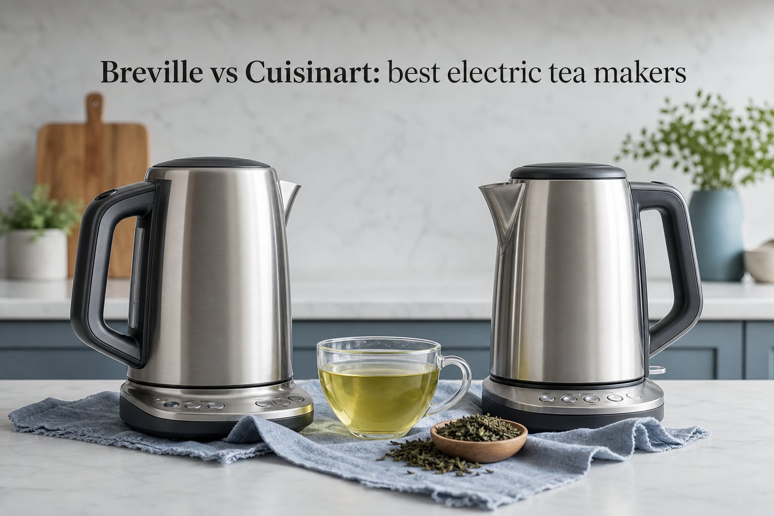 Breville vs Cuisinart: best electric tea makers