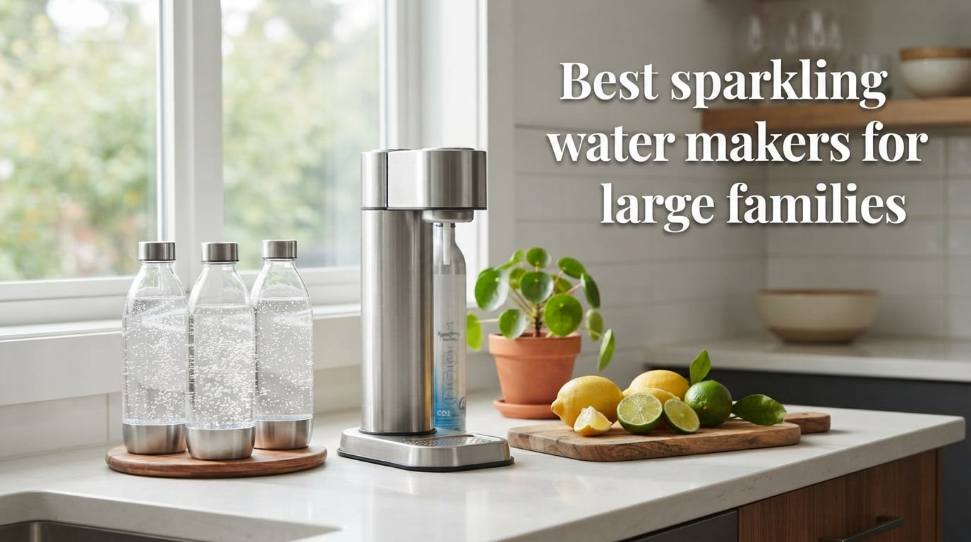 Best sparkling water makers for large families