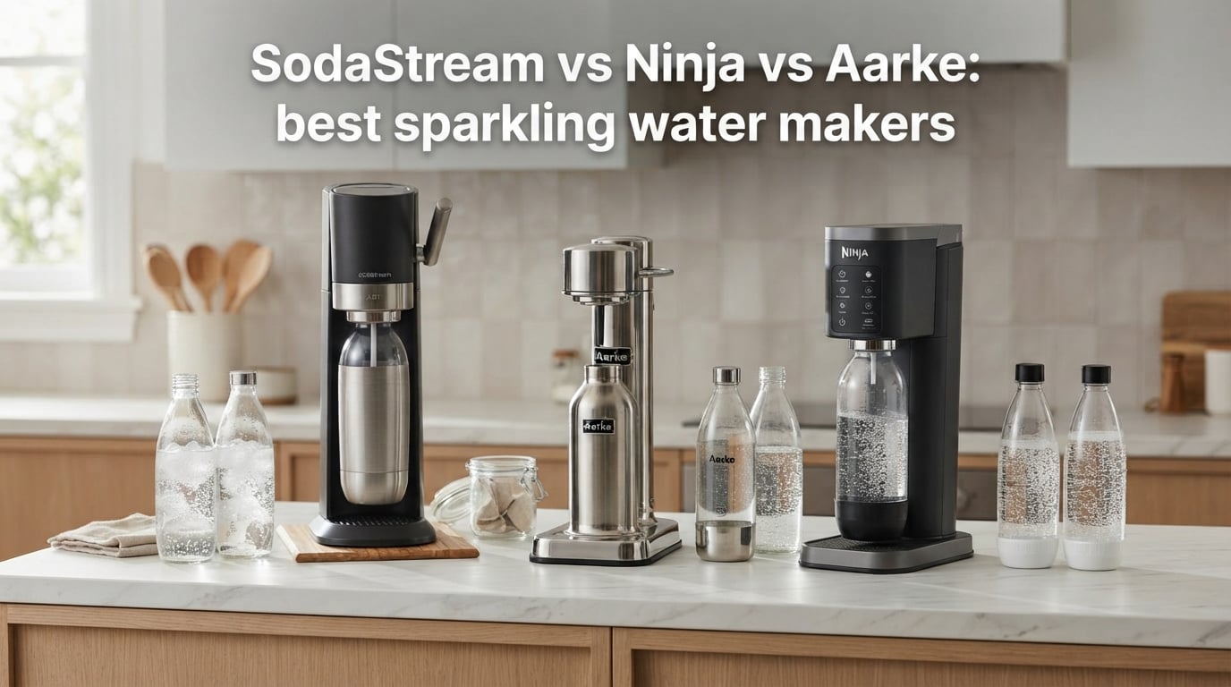 SodaStream vs Ninja vs Aarke: best sparkling water makers