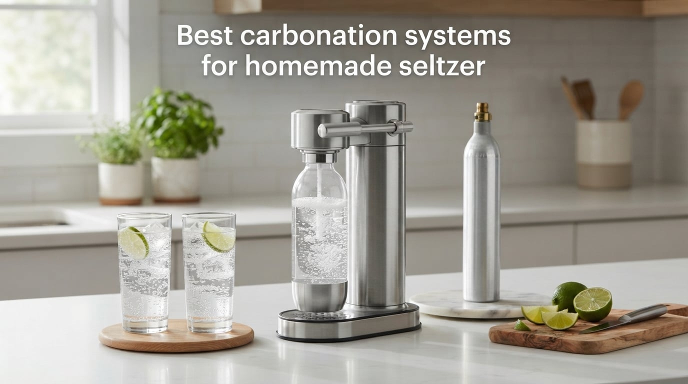 Best carbonation systems for homemade seltzer
