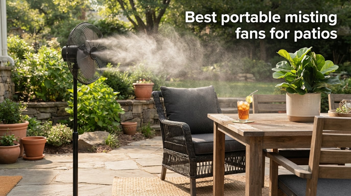 Best portable misting fans for patios