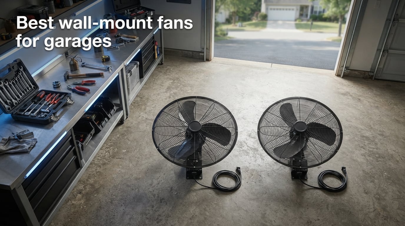 Best wall-mount fans for garages