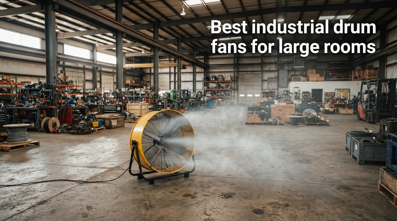 Best industrial drum fans for large rooms