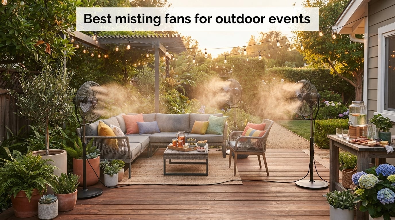 Best misting fans for outdoor events