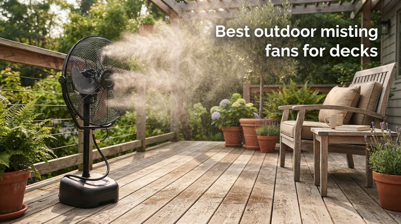 Best outdoor misting fans for decks