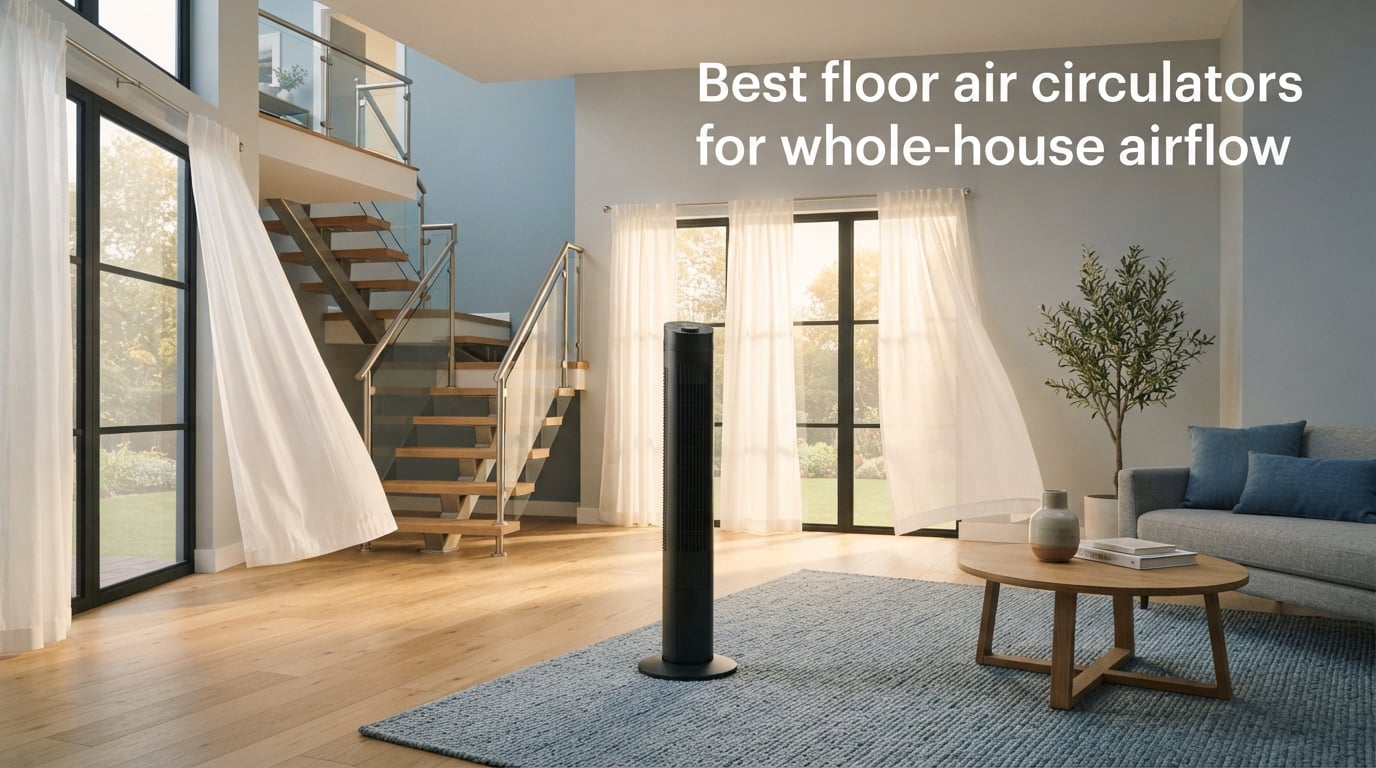 Best floor air circulators for whole-house airflow