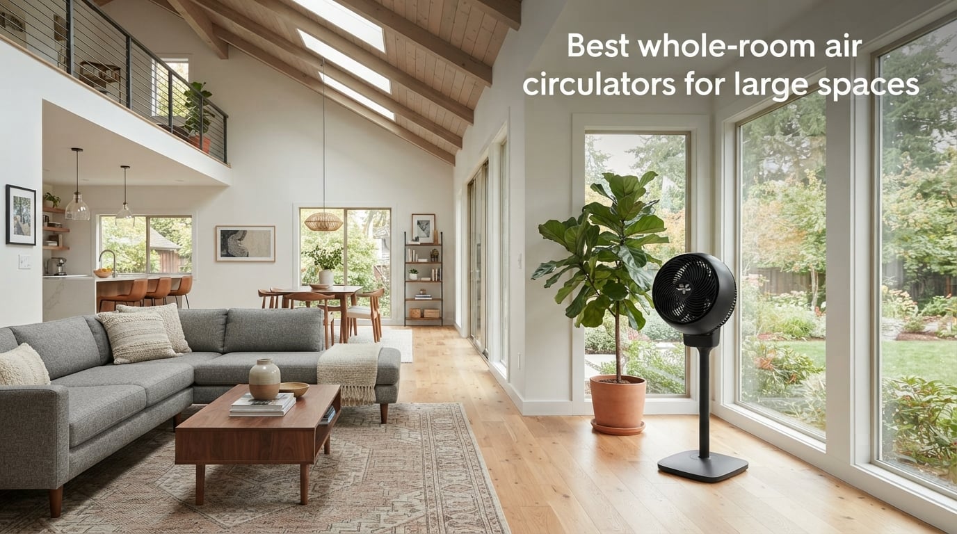 Best whole-room air circulators for large spaces