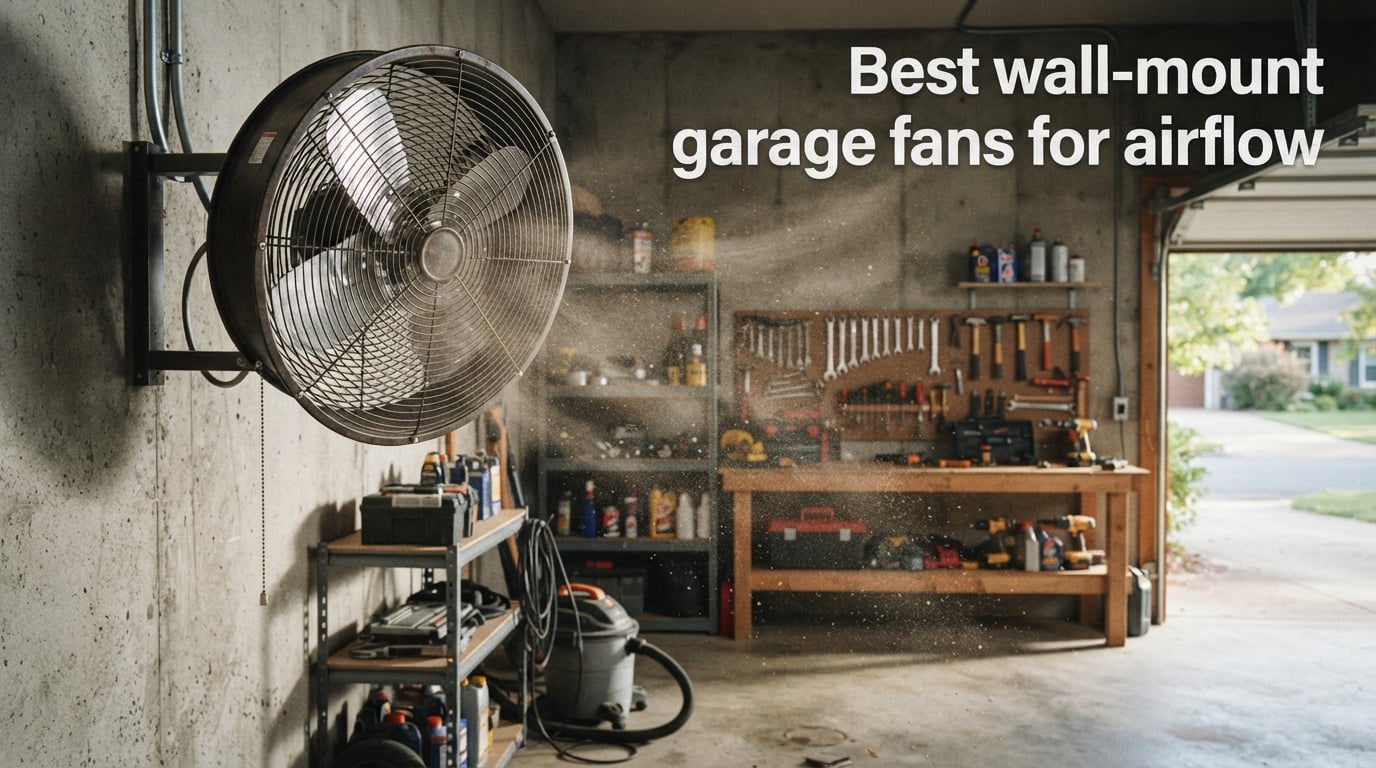Best wall-mount garage fans for airflow