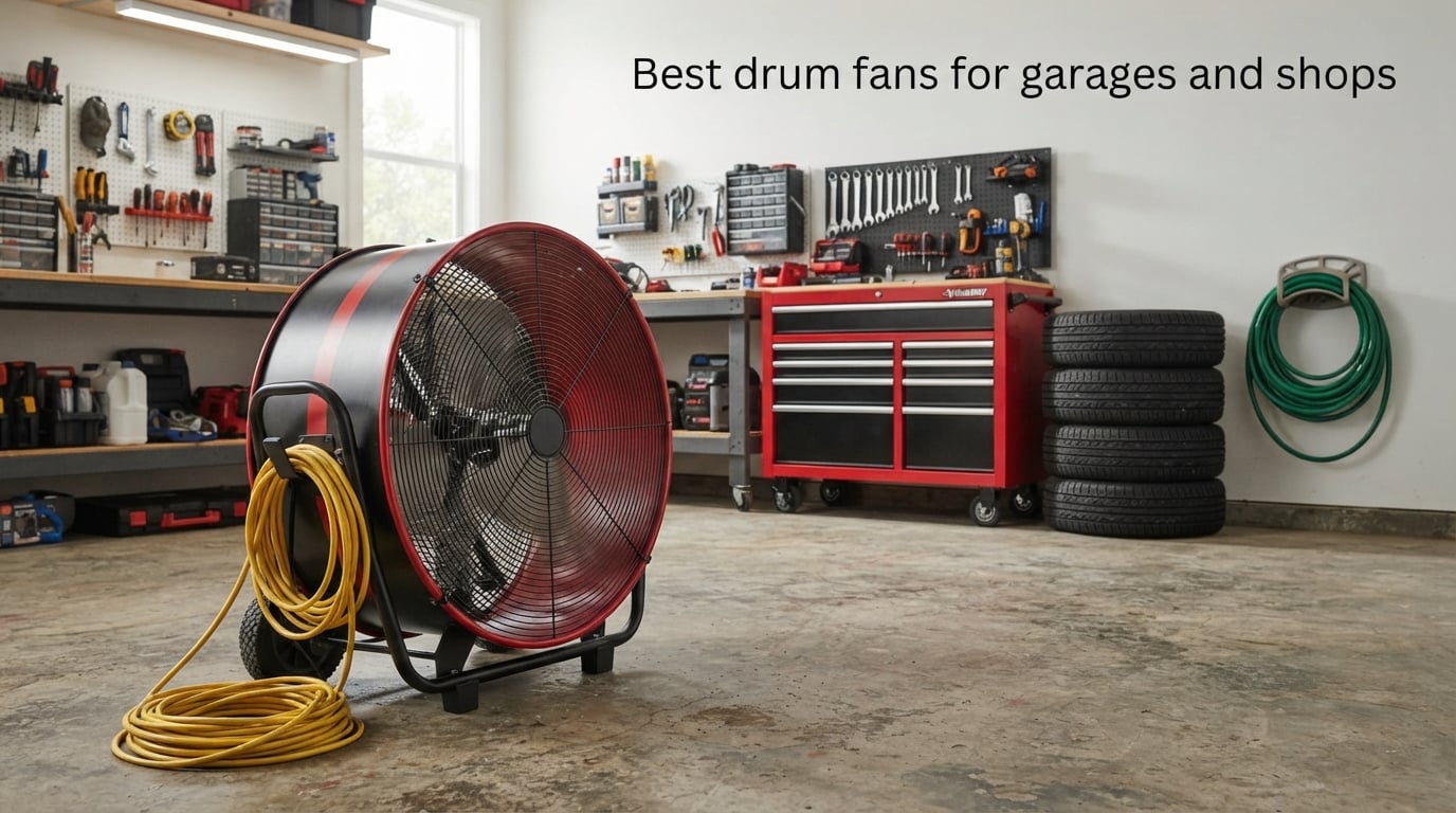 Best drum fans for garages and shops