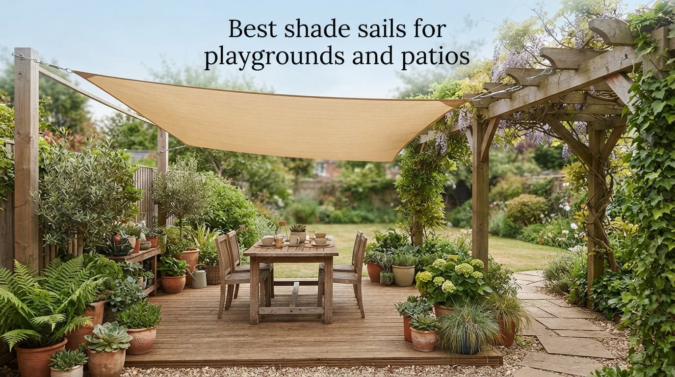 Best shade sails for playgrounds and patios