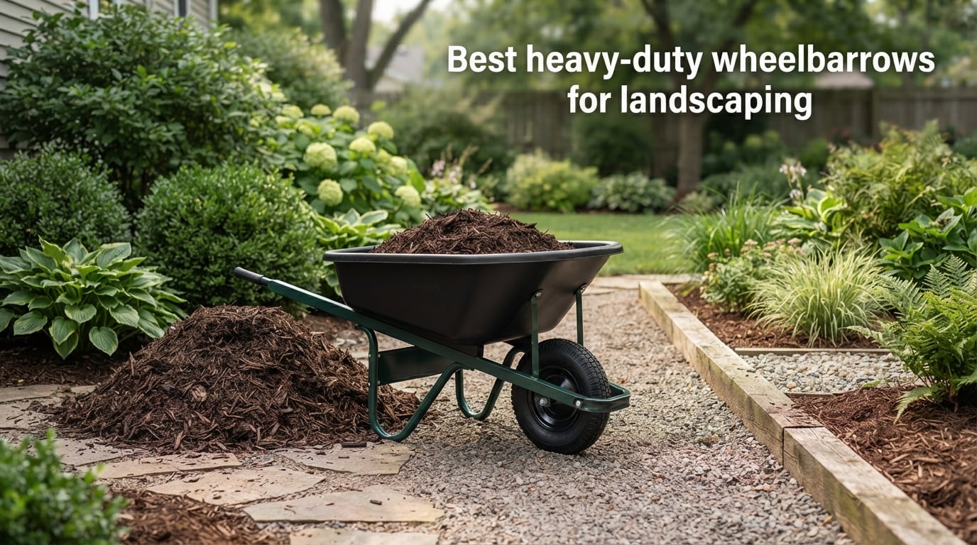 Best heavy-duty wheelbarrows for landscaping