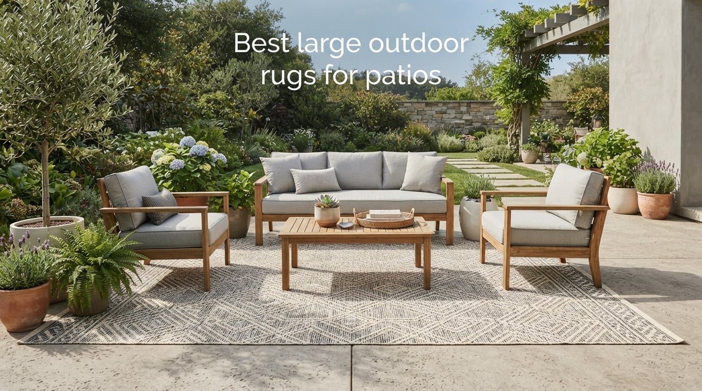 Best large outdoor rugs for patios