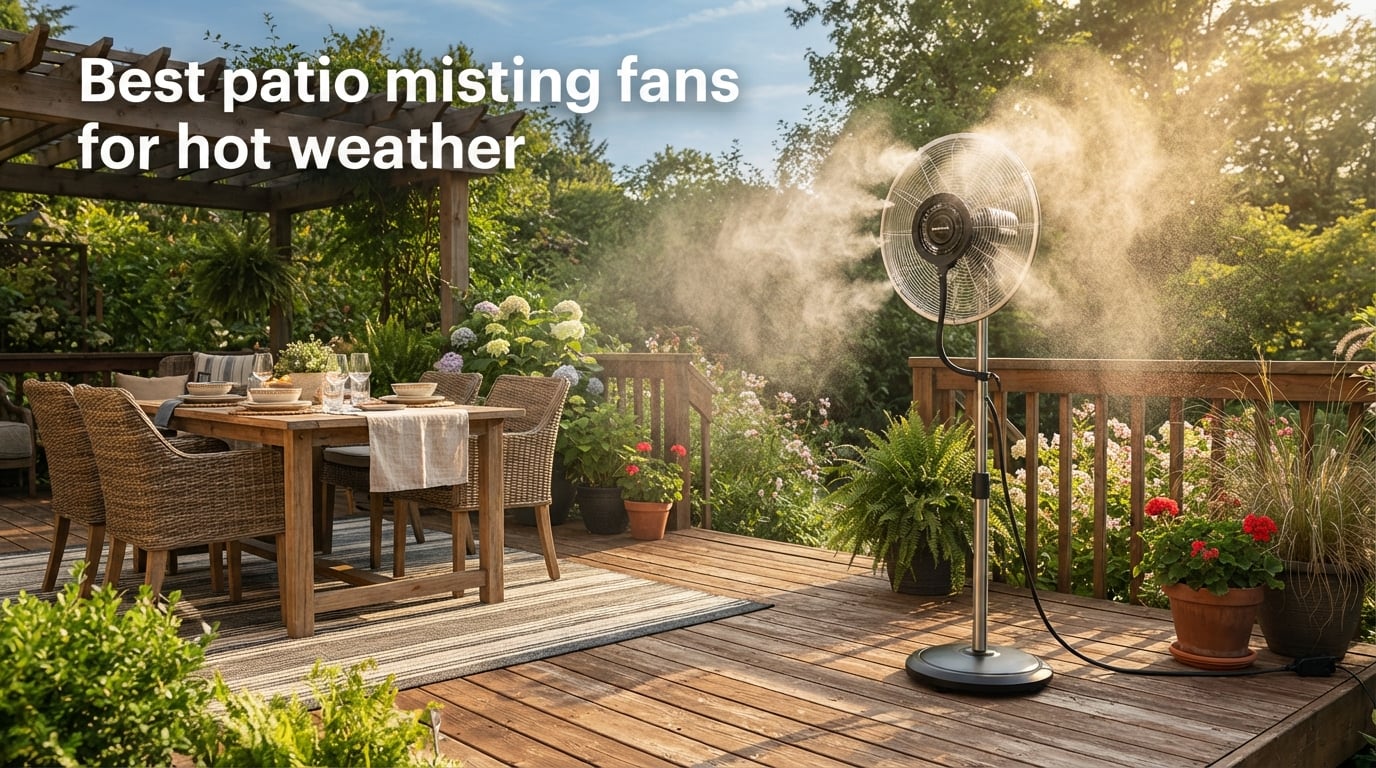 Best patio misting fans for hot weather
