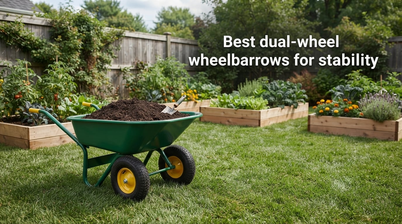 Best dual-wheel wheelbarrows for stability