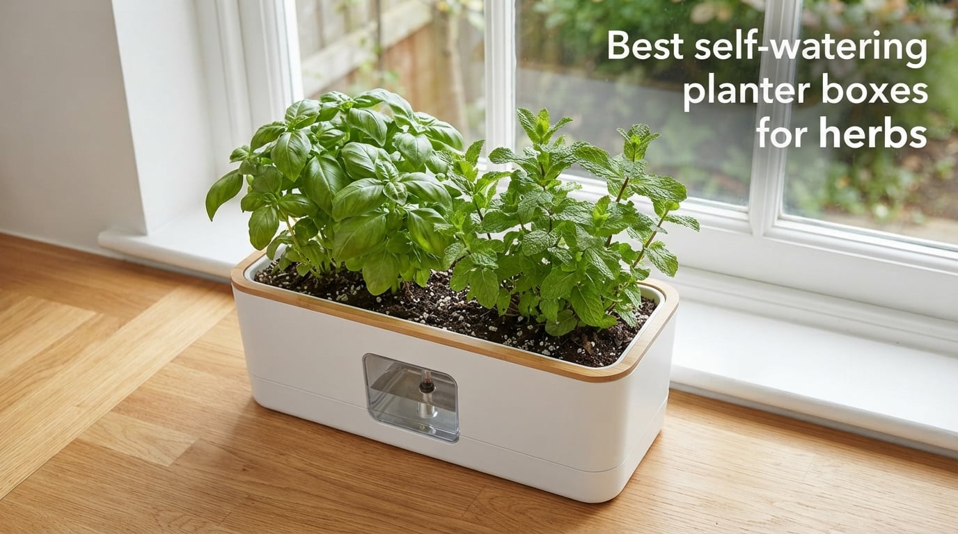 Best self-watering planter boxes for herbs