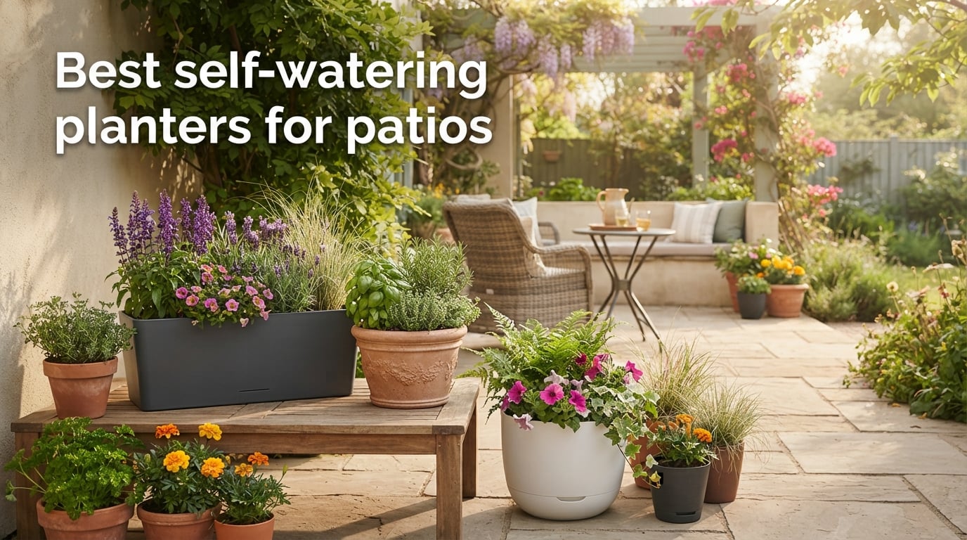 Best self-watering planters for patios